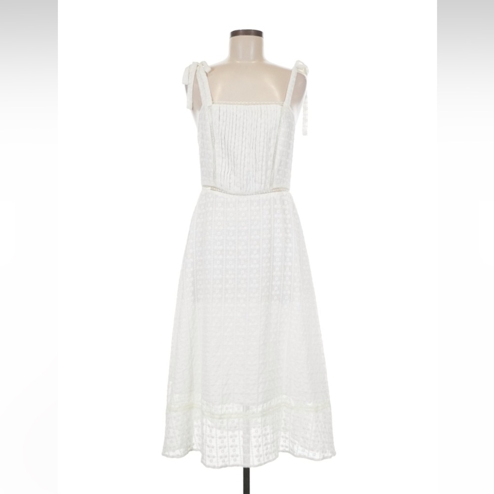 White Embroidered Sundress